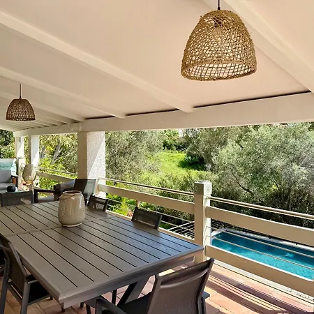 Willa Agreable Vue Avec Piscine Sagone (Corsica)